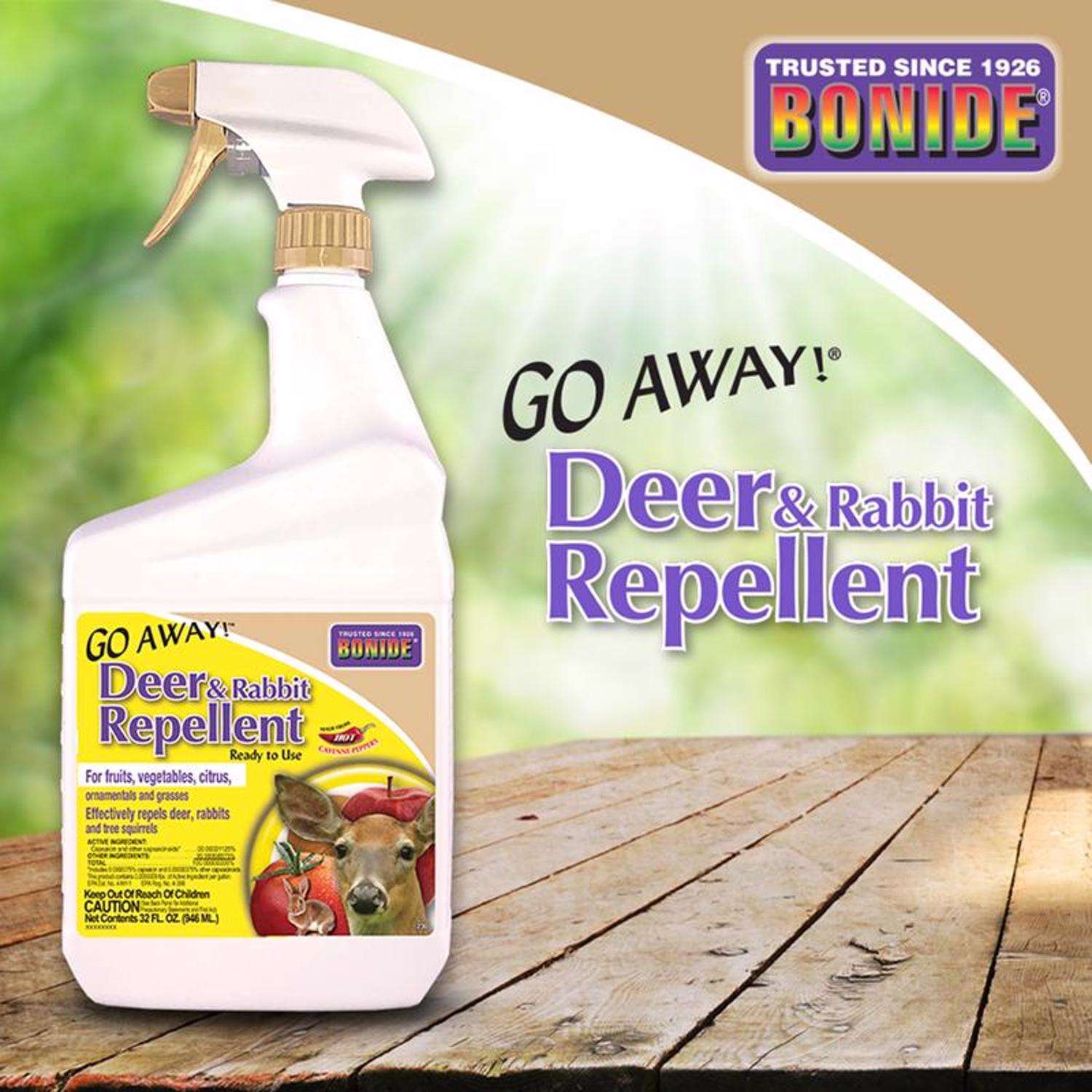  Bonide Go Away Animal Repellent Liquid For Deer And Rabbits 32 Oz