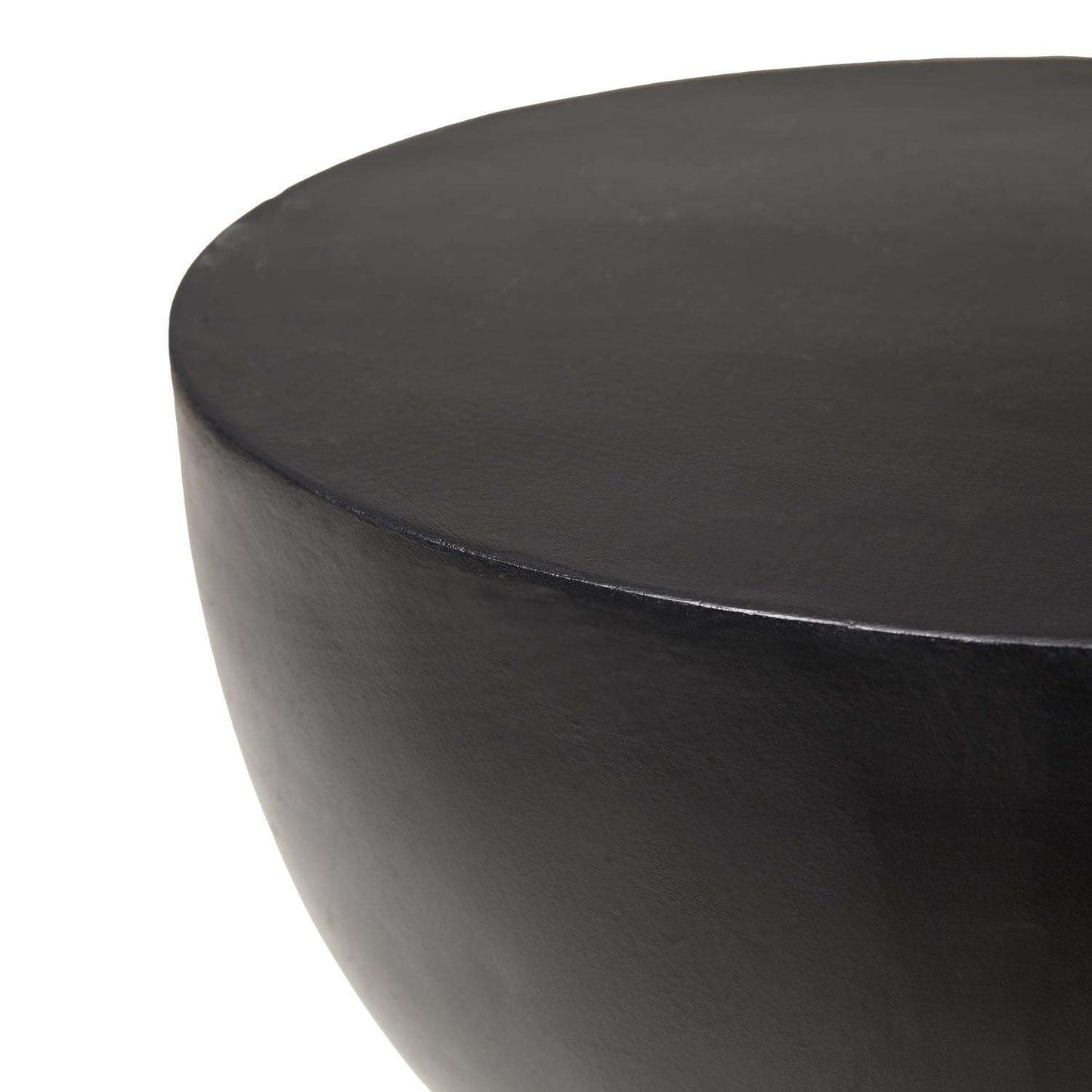  Glitzhome 17.75 In. H Black Fiberglass/MGO Plant Stand