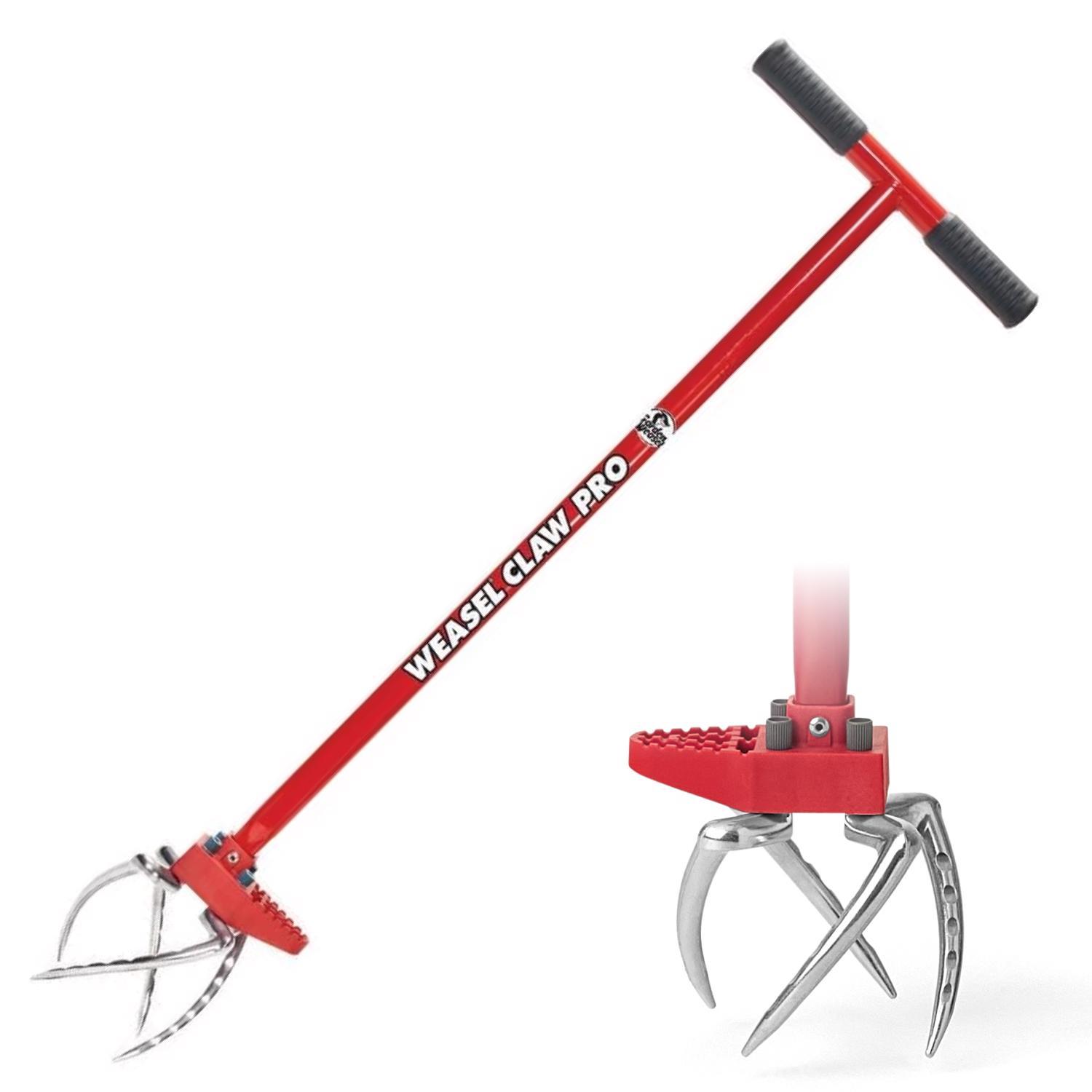  Garden Weasel Claw Pro 4 Tine Steel Hand Cultivator 38 In. Steel Handle