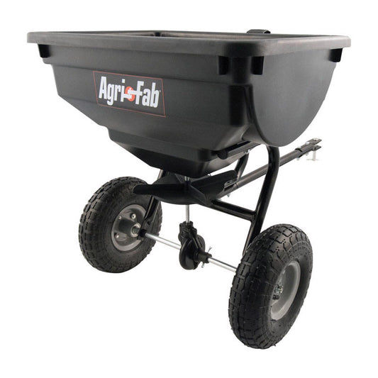  Agri-Fab 120 In. W Tow Behind Spreader For Fertilizer/Ice Melt/Seed 85 Lb. Cap.