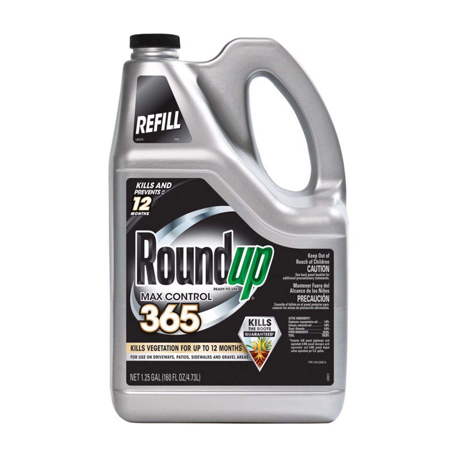  Roundup Max Control 365 Weed Killer Refill RTU Liquid 1.25 Gal