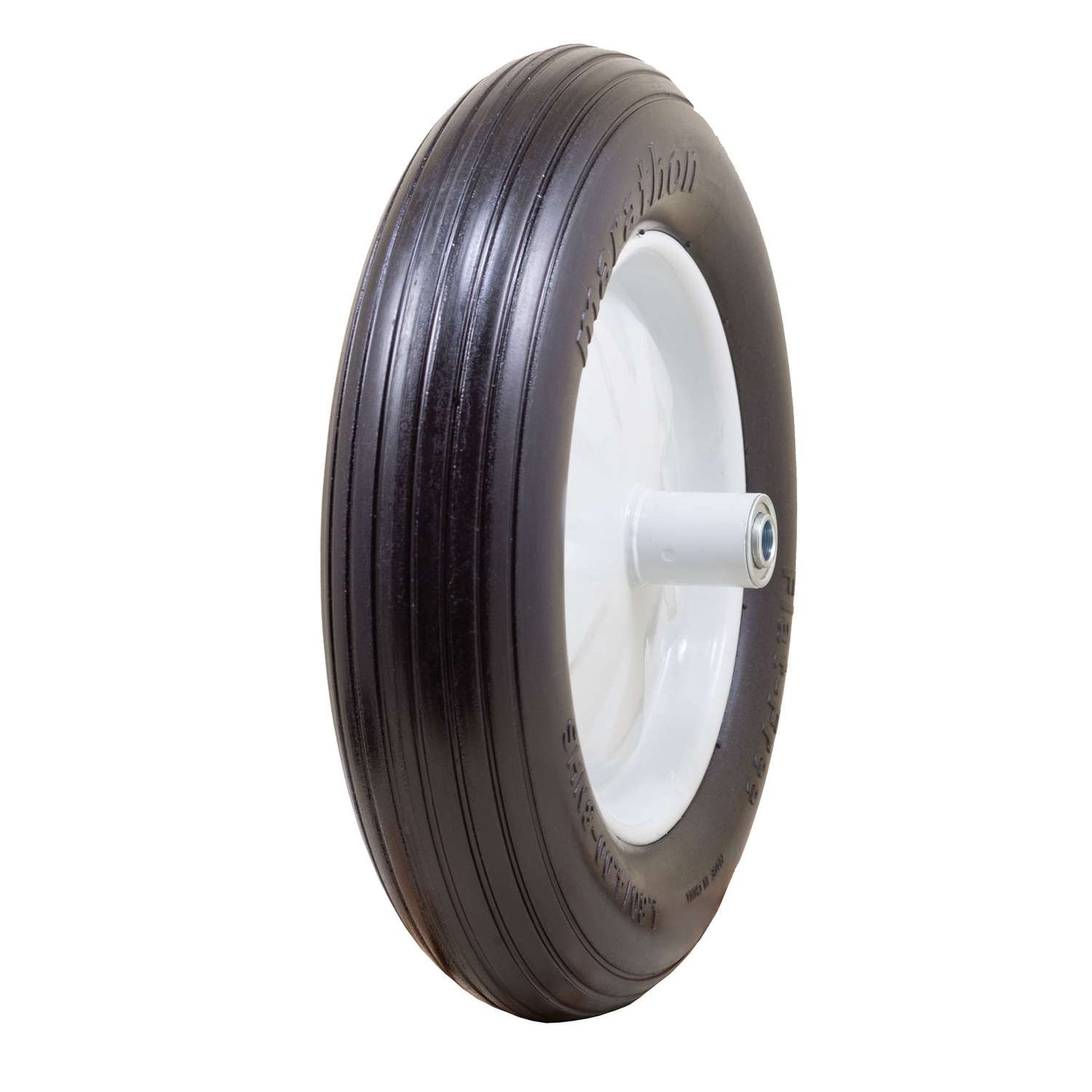  Marathon 8 In. D X 15.5 In. D 500 Lb. Cap. Centered Wheelbarrow Tire Polyurethane 1 Pk