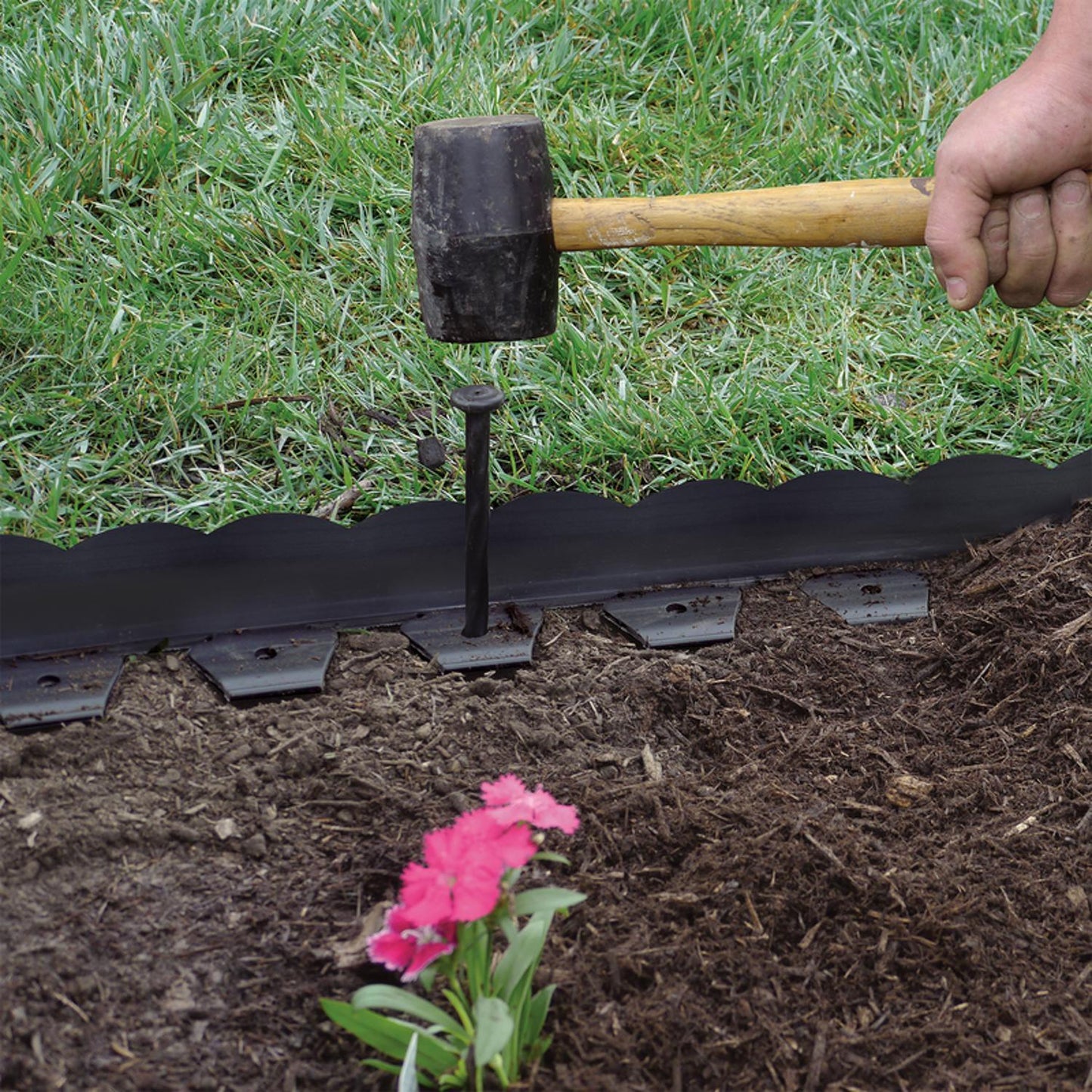  Dimex EasyFlex 20 Ft. L Plastic Black Landscape Edging Kit