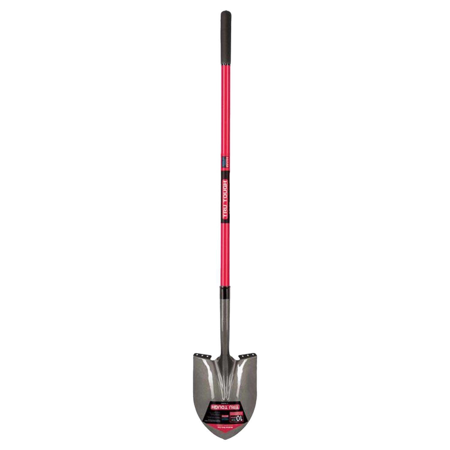  Truper Tru-Tough 56.75 In. Steel Round Digging Shovel Fiberglass Handle