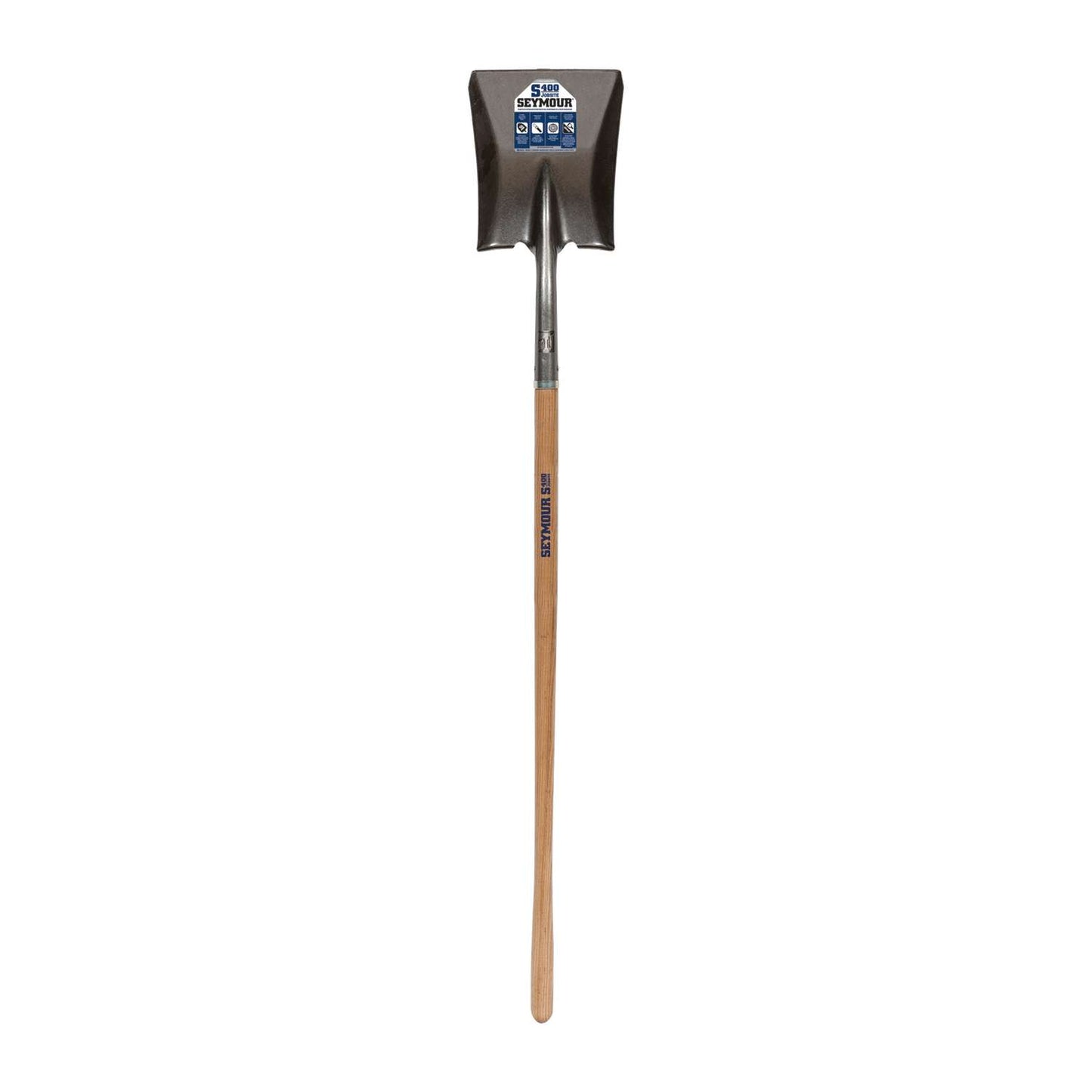  Seymour S400 Jobsite Steel Square Shovel Wood Handle