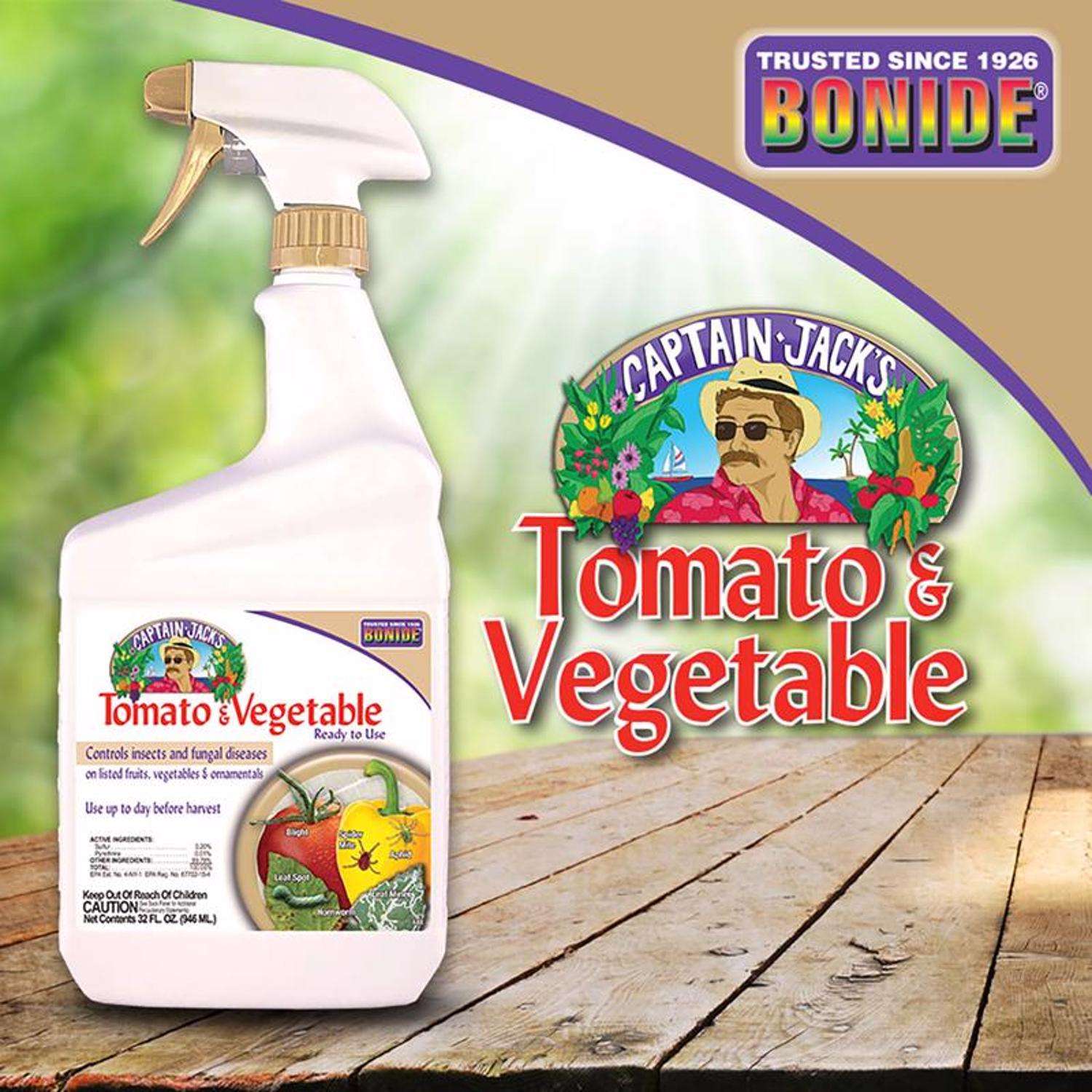  Bonide Tomato & Vegetable 3 In 1 Organic 3 In 1 Garden Insect Spray Liquid 32 Oz