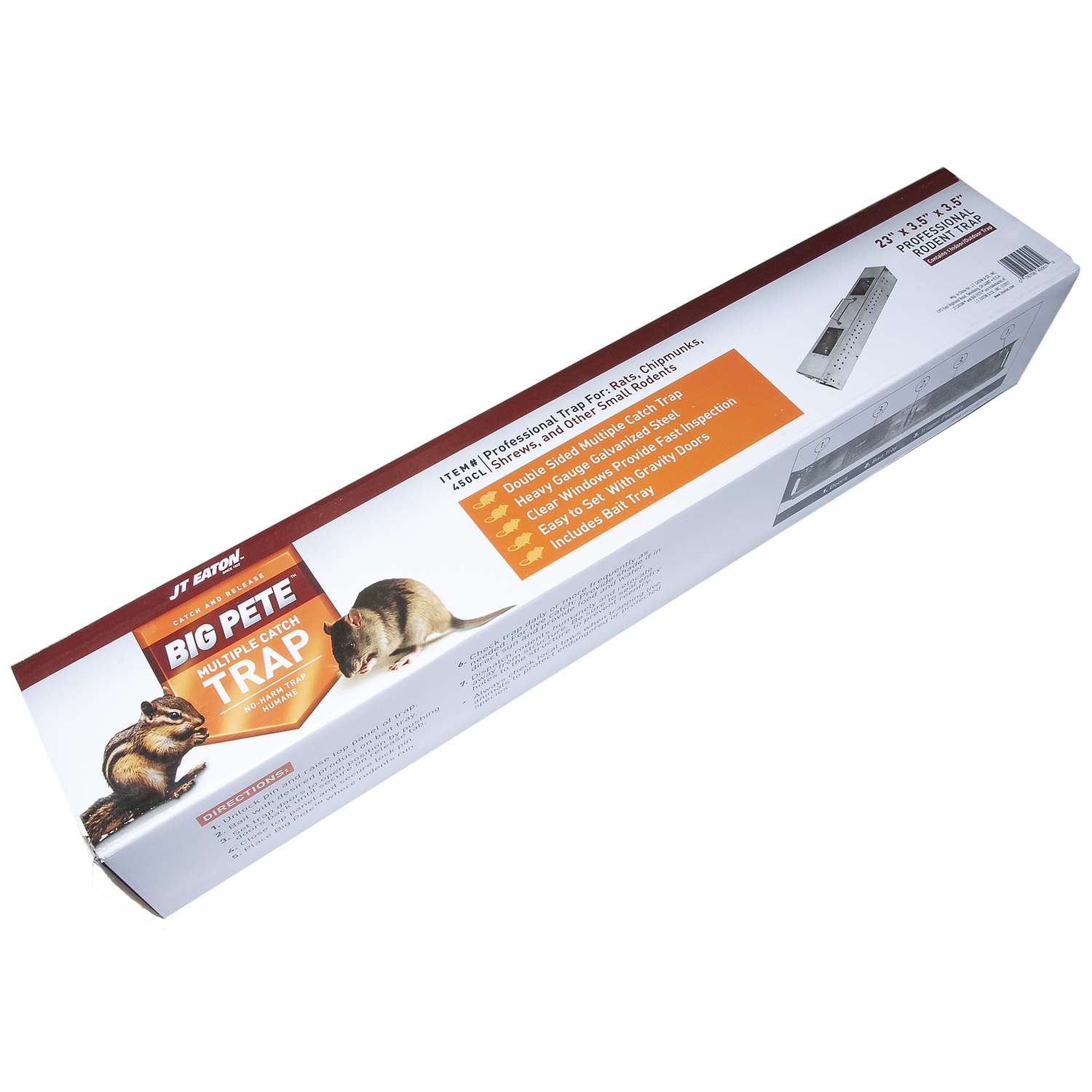  JT Eaton Big Pete Medium Multiple Catch Animal Trap For Rodents 1 Pk