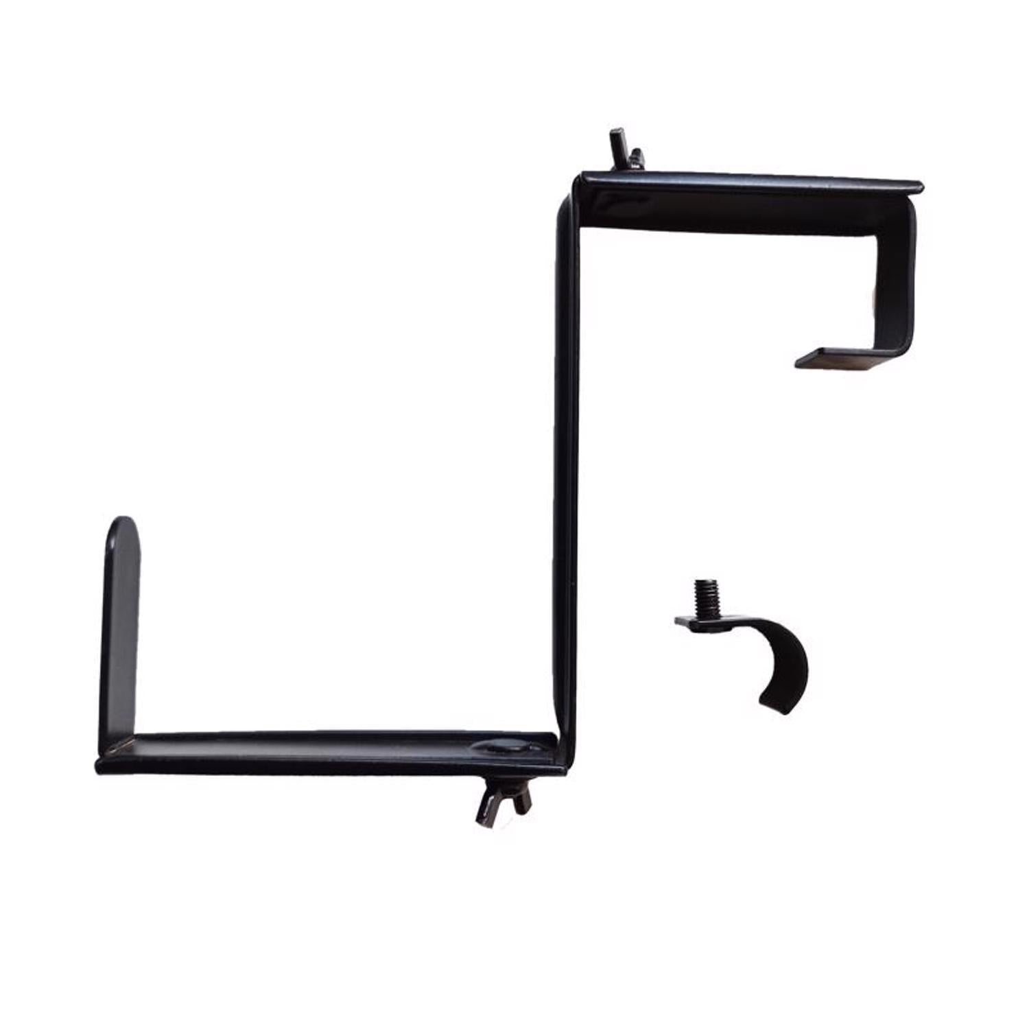  Living Accents Black Steel Adjustable Plant Bracket 1 Pk