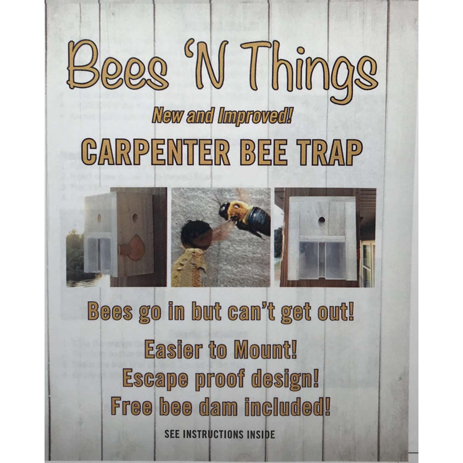  Bees N Things Carpenter Bee Trap