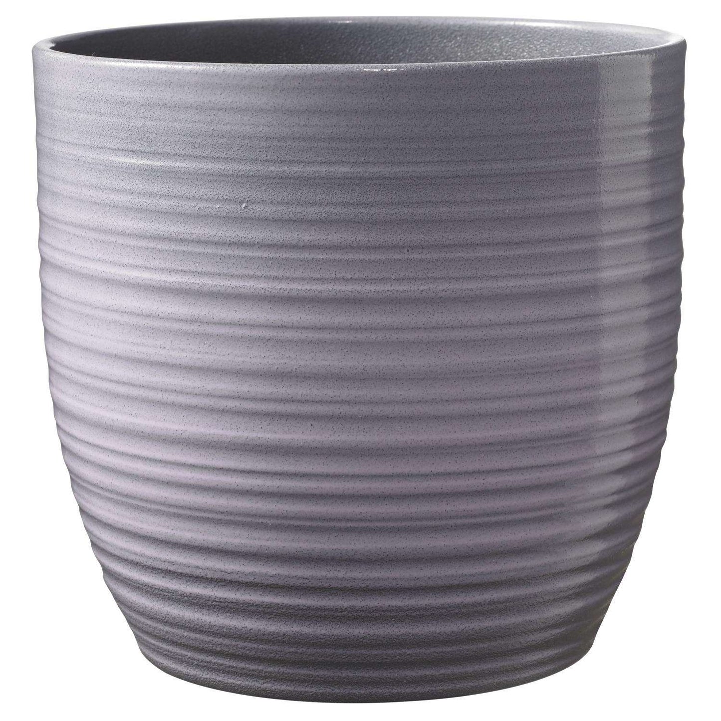  SK Pottery 4.7 In. H X 5.1 In. D Clay Bergamo Ceramic Pot Purple