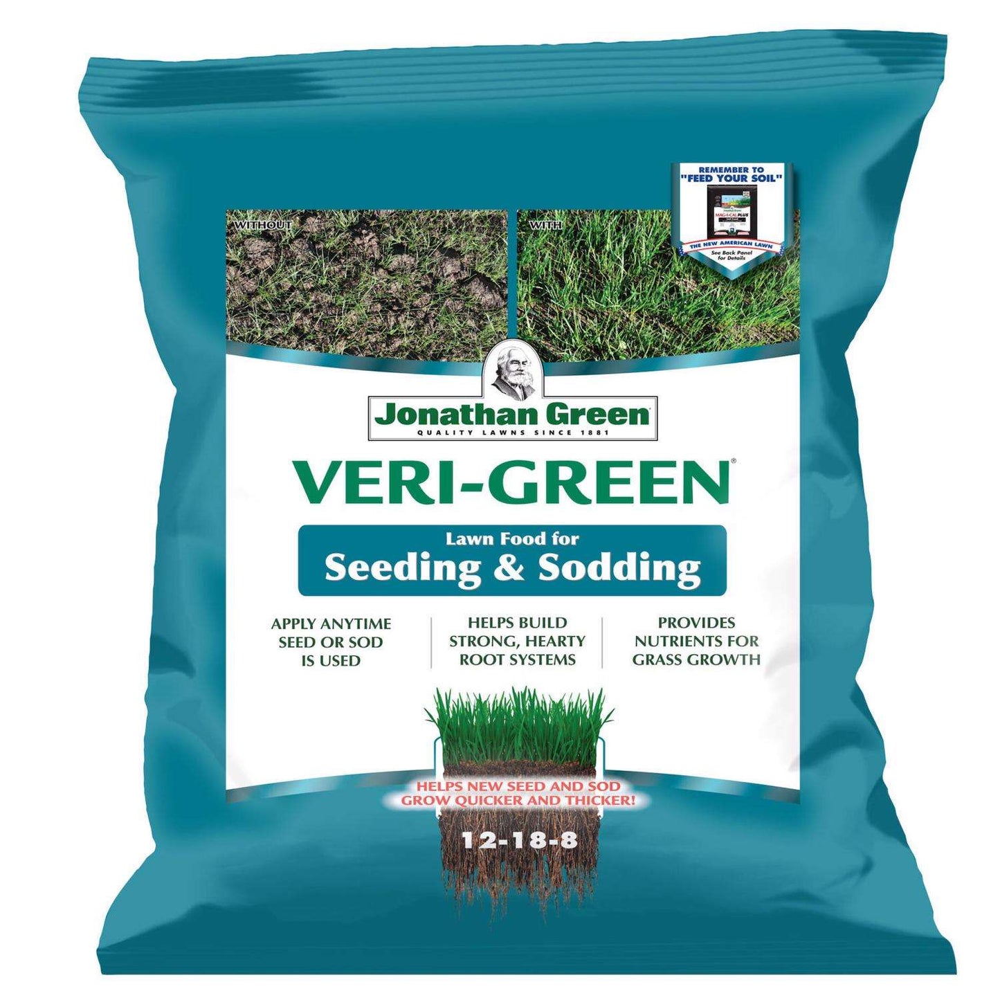  Jonathan Green Veri-Green Lawn Food Lawn Starter Lawn Food For All Grasses 1500 Sq Ft