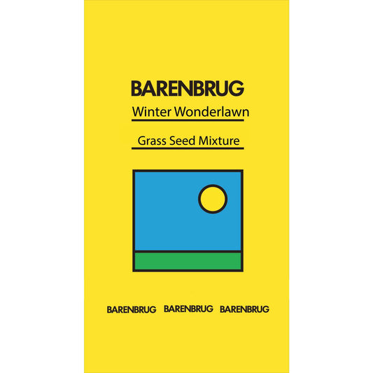  Barenbrug Winter Wonderlawn Italian/Perennial Ryegrass Partial Shade/Sun Grass Seed 50 Lb