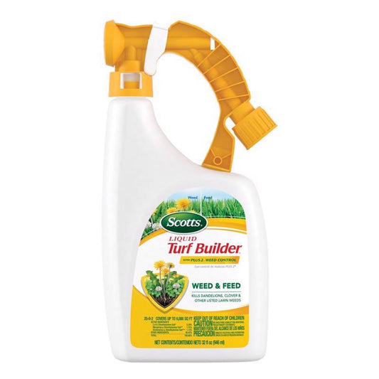  Scotts Liquid Turf Builder Weed & Feed Lawn Fertilizer For Multiple Grass Types 6000 Sq Ft