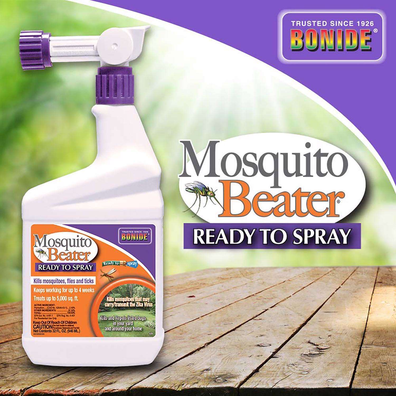  Bonide Mosquito Beater Insect Killer Liquid 32 Oz