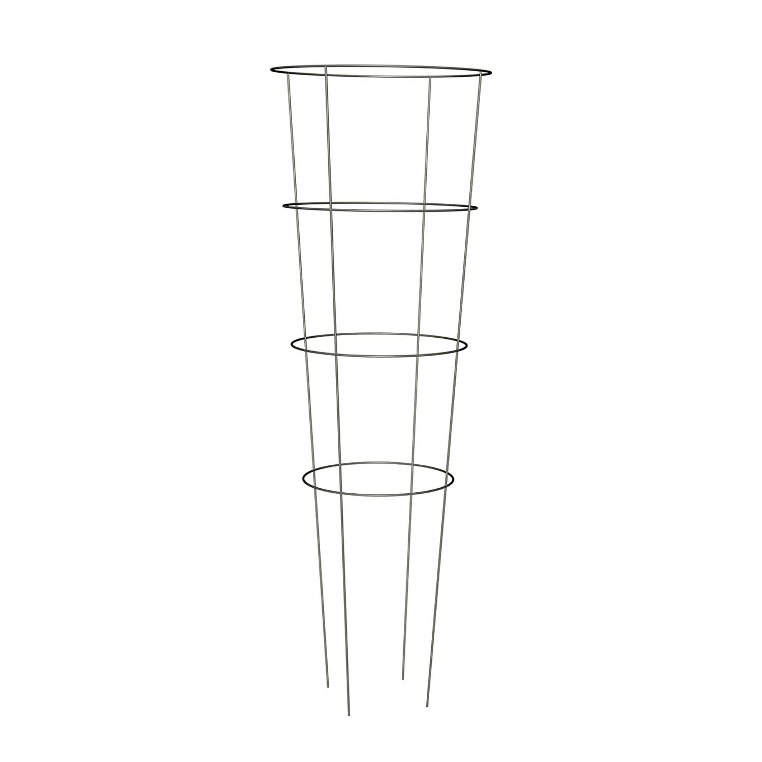  Panacea 60 In. H X 18 In. W Gray Steel Tomato Cage