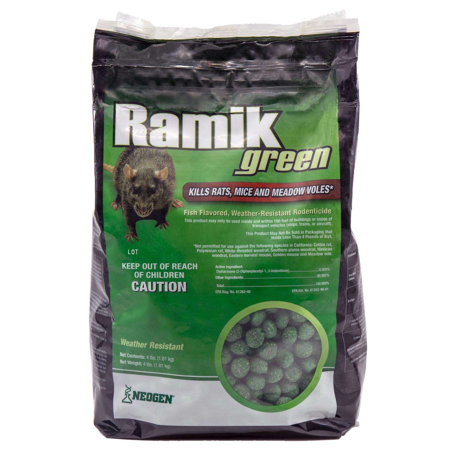  Ramik Fish-Flavored Bait Nuggets For Mice And Rats 4 Lb 1 Pk