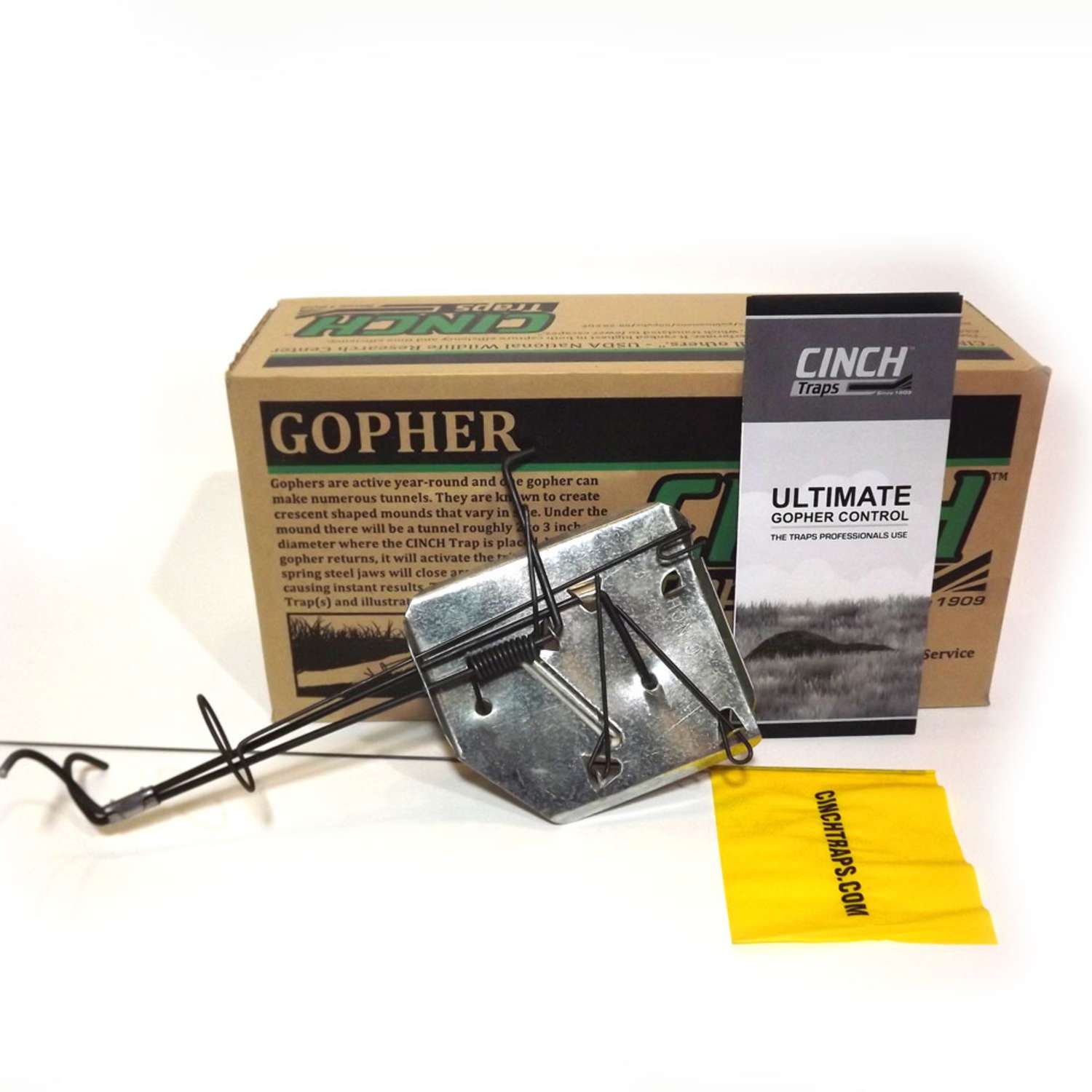  CINCH Traps Large Animal Trap Kit For Gophers 1 Pk