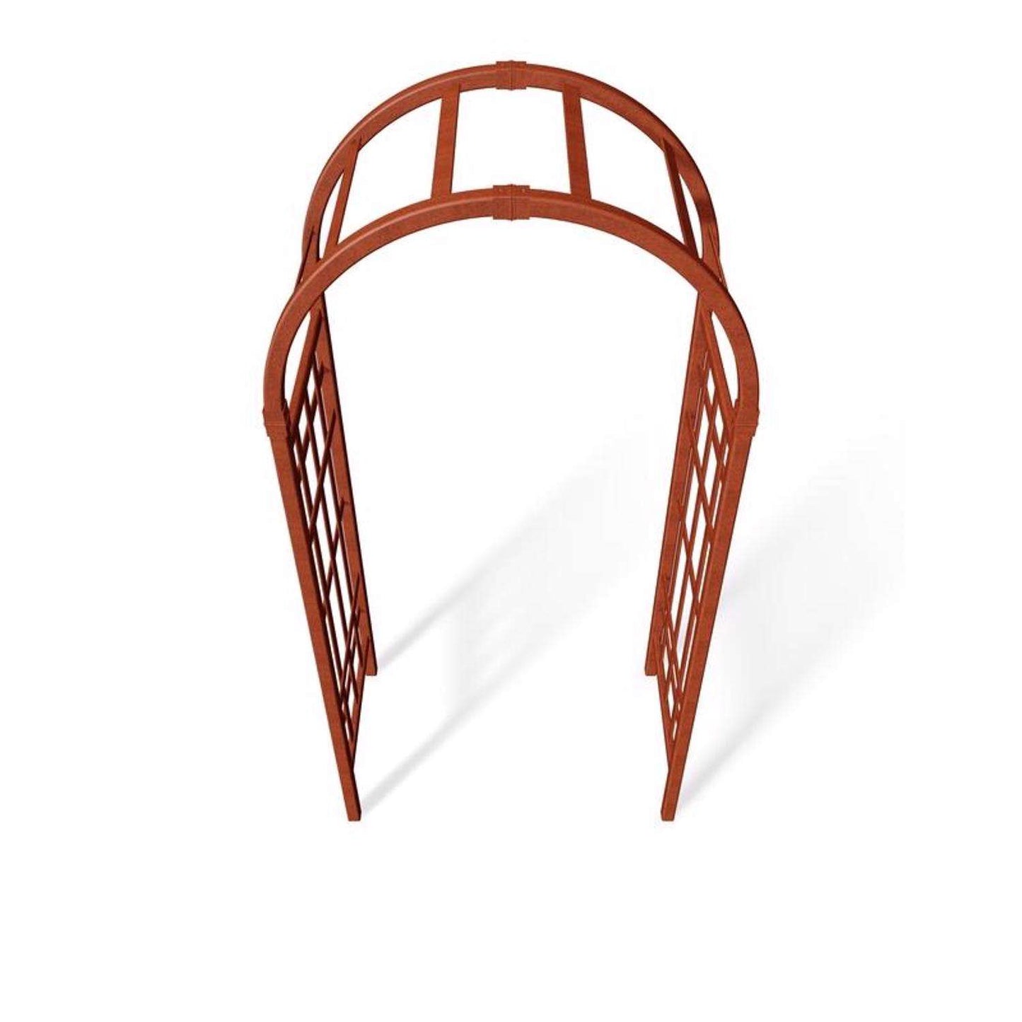  Vita Sierra 81 In. H Brown Vinyl Garden Arbor