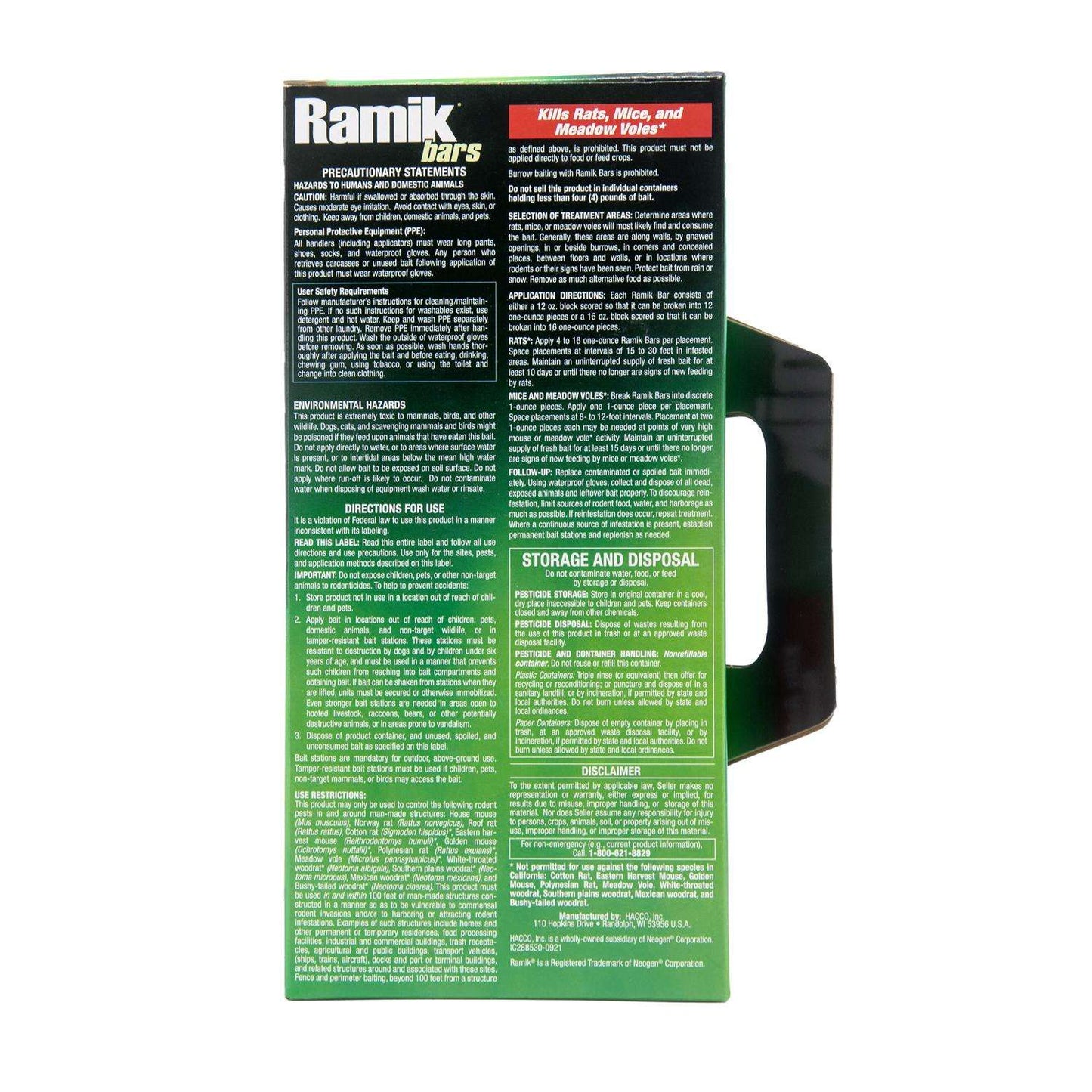  Ramik Fish-Flavored Bait Blocks For Mice And Rats 4 Lb 4 Pk