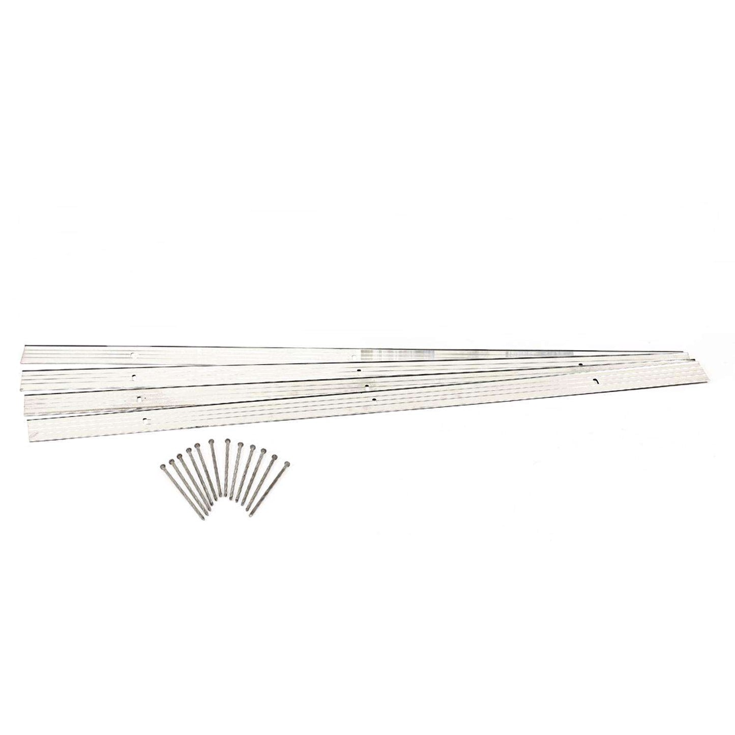  EasyFlex 24 Ft. L X 4 In. H Aluminum White Landscape Edging Kit