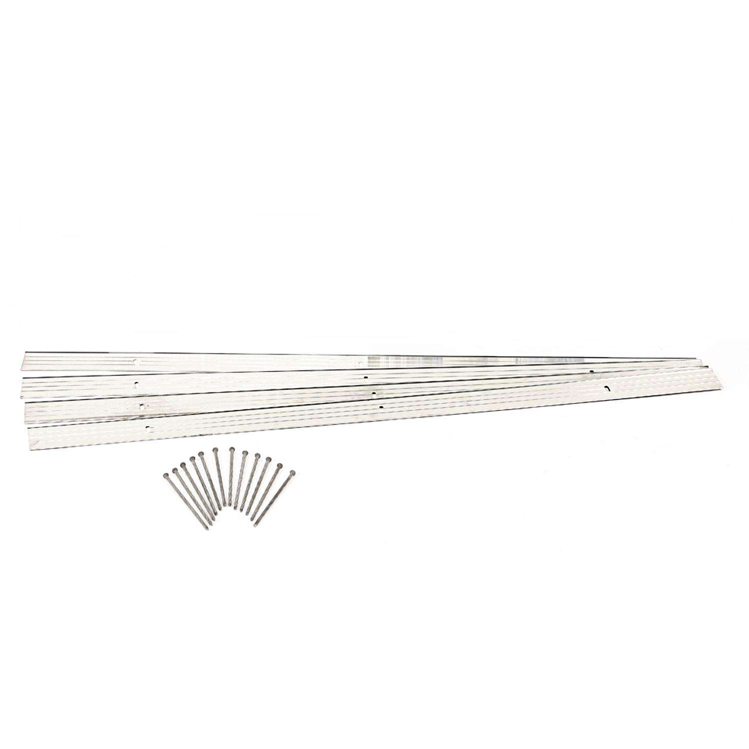  EasyFlex 24 Ft. L X 4 In. H Aluminum White Landscape Edging Kit