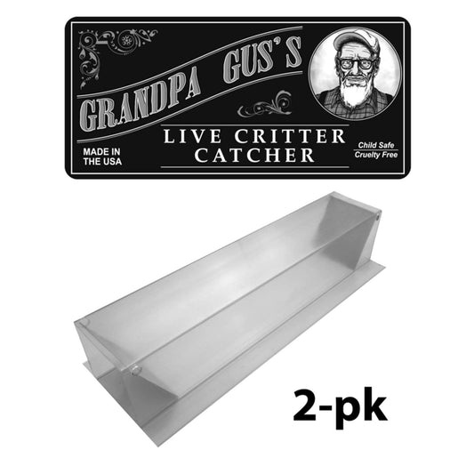  Grandpa Gus's Small Live Catch Animal Trap For Chipmunks 2 Pk