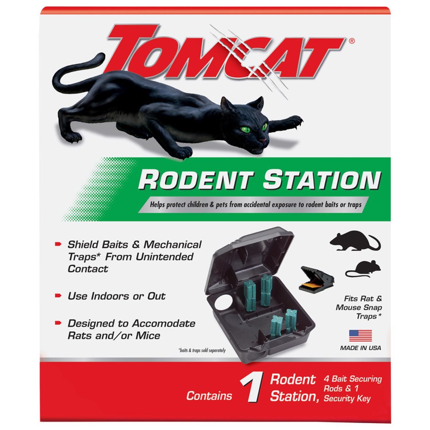  Tomcat Rodent Bait Station Blocks For Mice And Rats 1 Pk