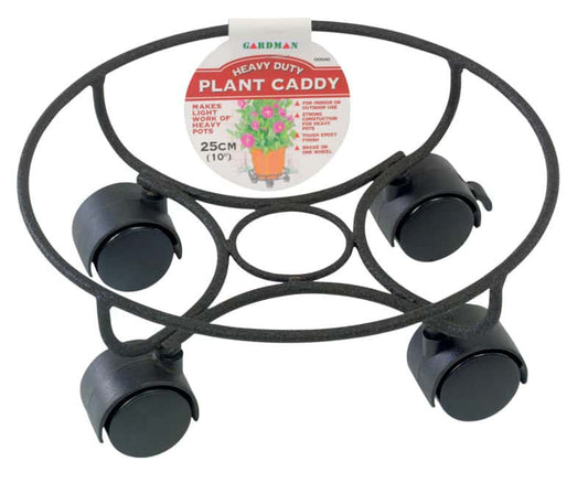  Gardman 4.5 In. H X 10 In. W Metal Planter Caddie Black