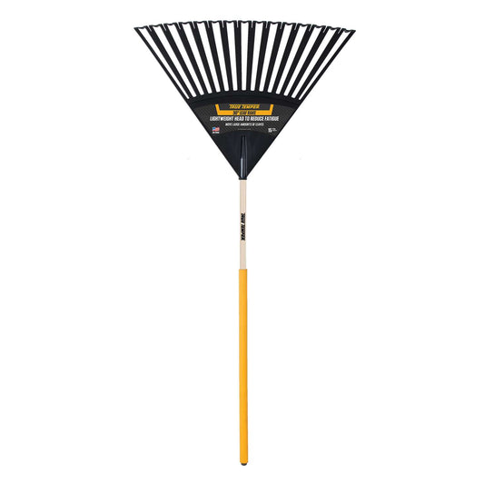  True Temper 65 In. 15 Tine Poly Leaf Rake Wood Handle