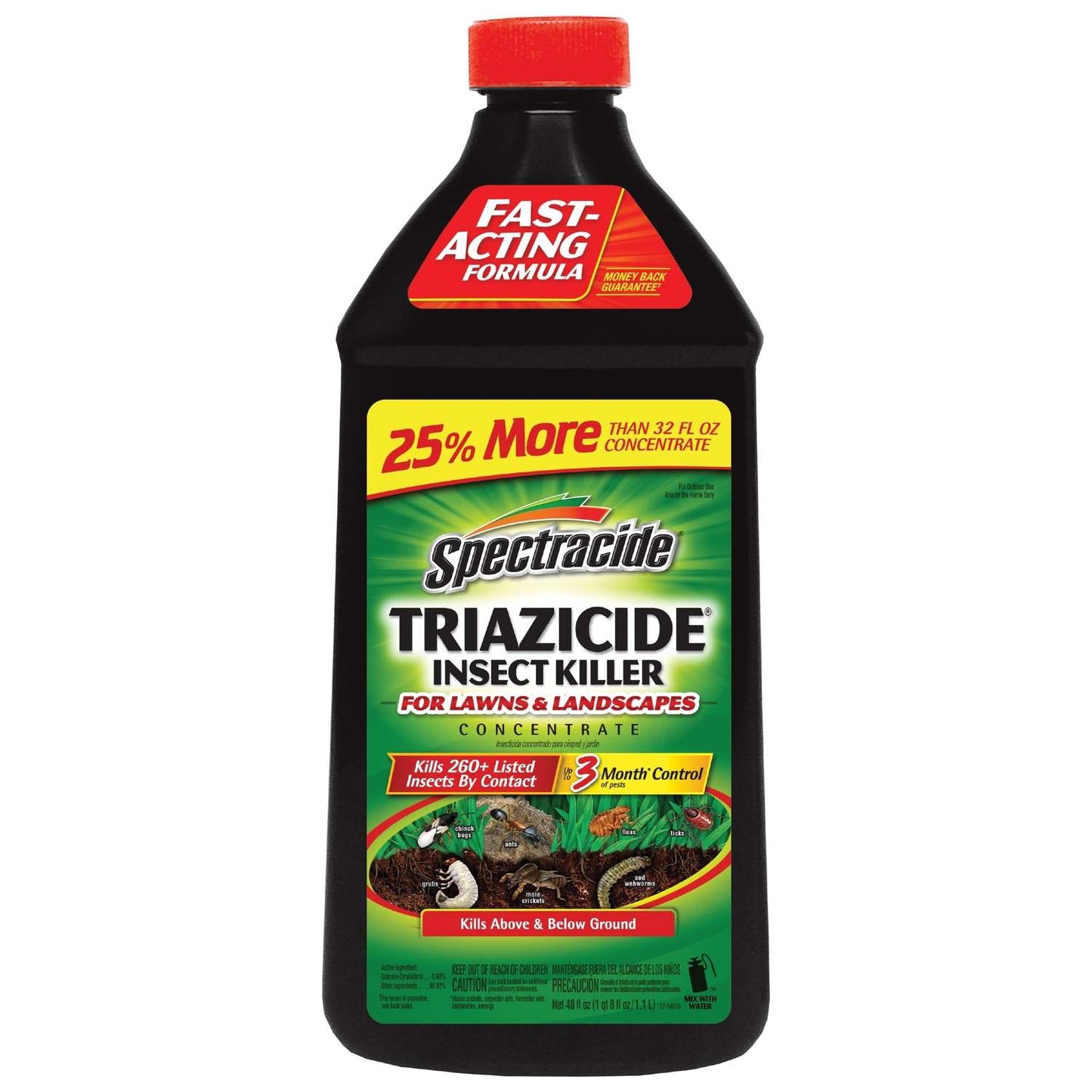  Spectracide Triazicide Insect Killer Liquid Concentrate 40 Oz