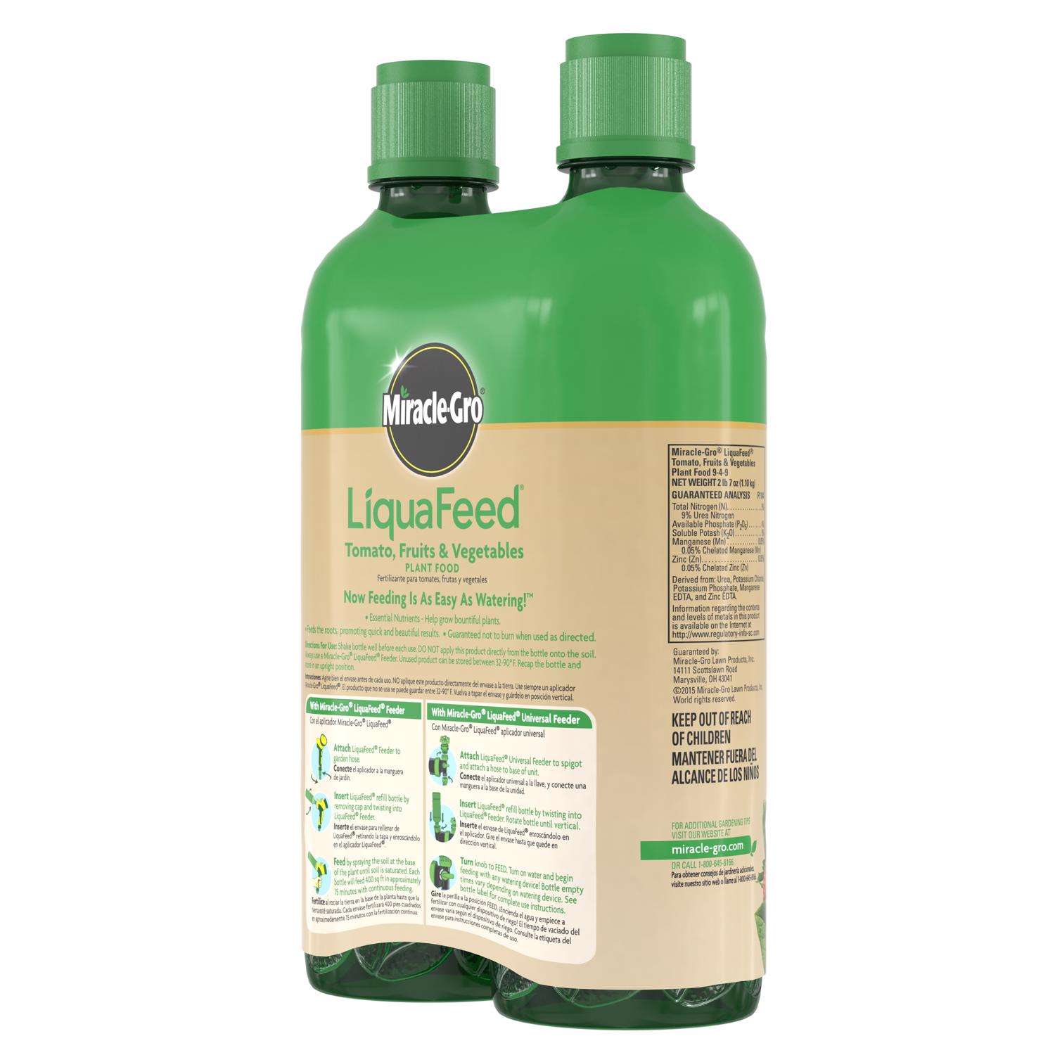  Miracle-Gro LiquaFeed Liquid Plant Food 16 Oz
