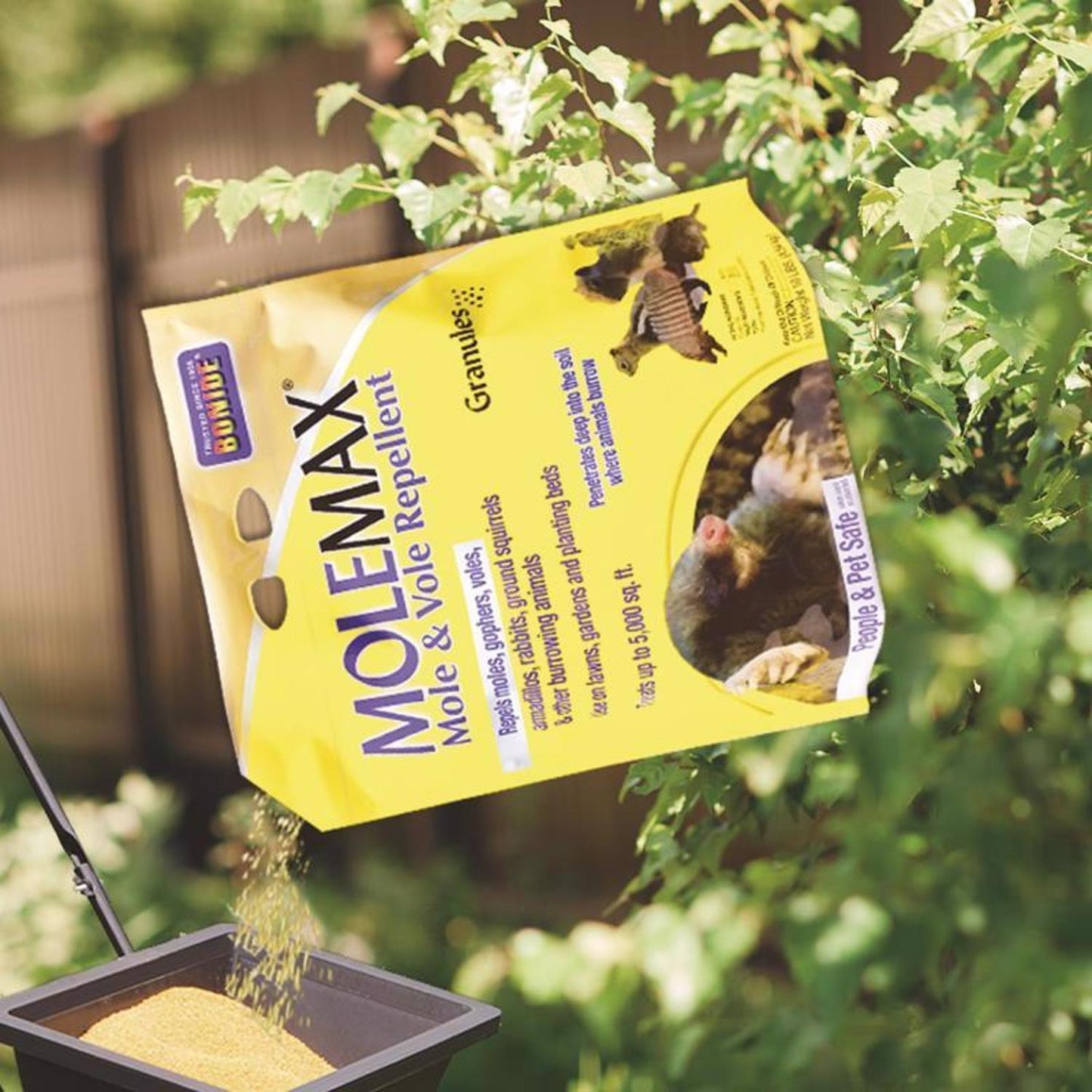  Bonide MoleMax Animal Repellent Granules For Moles And Voles 10 Lb