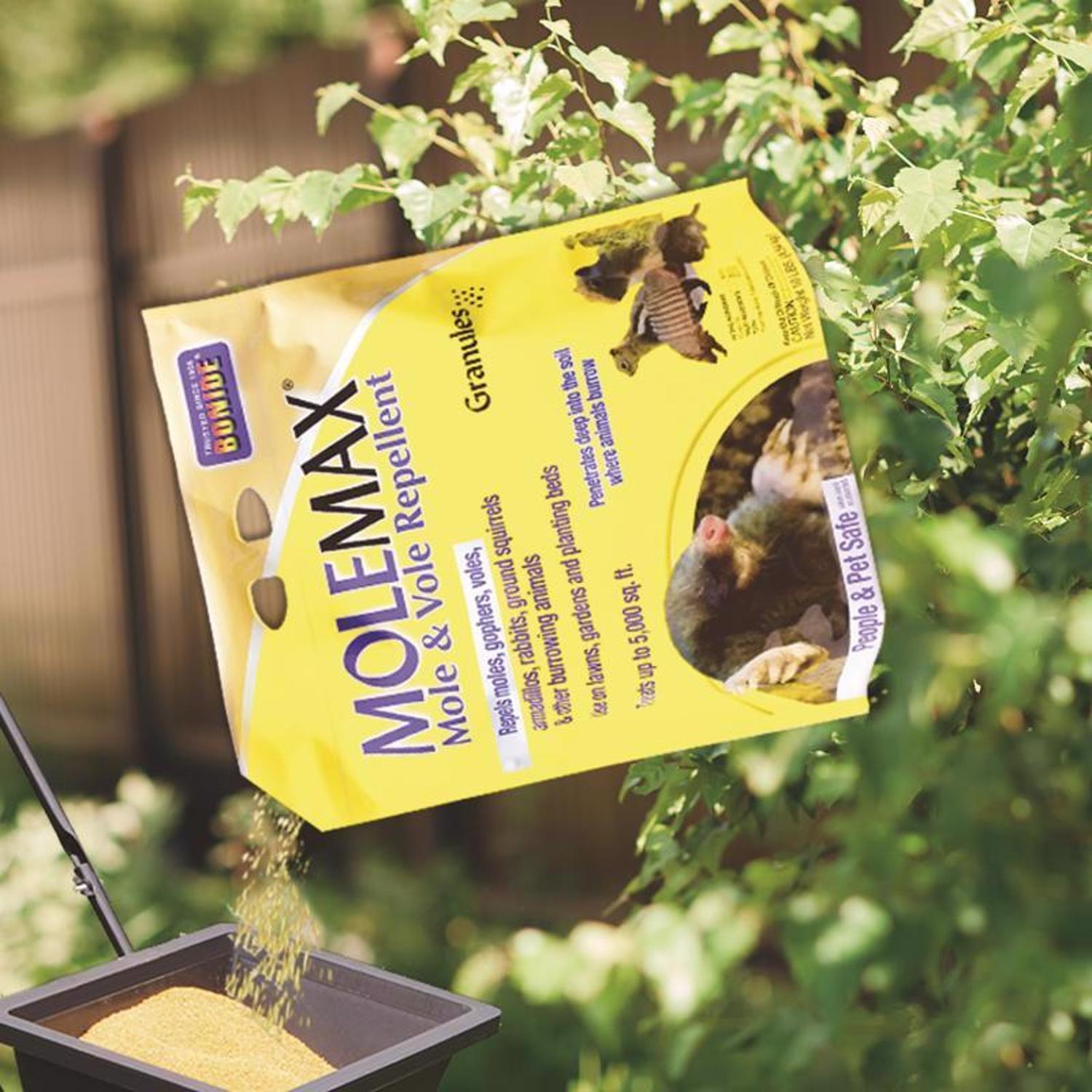  Bonide MoleMax Animal Repellent Granules For Moles And Voles 10 Lb