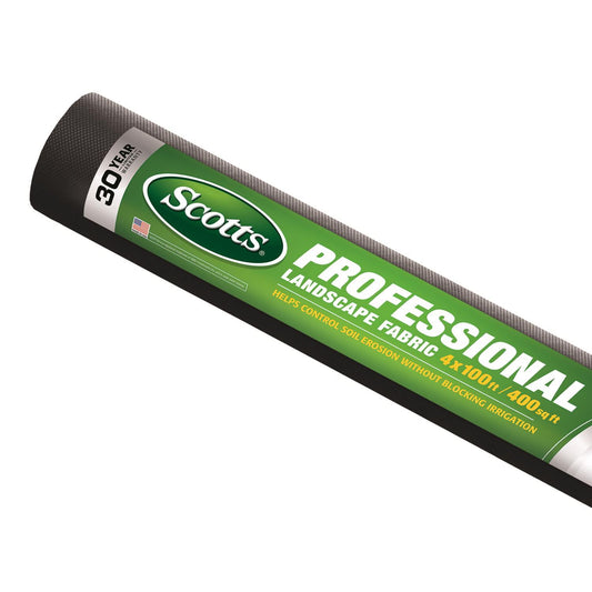  Scotts Professional 4 Ft. W X 100 Ft. L Polypropylene Landscape Fabric
