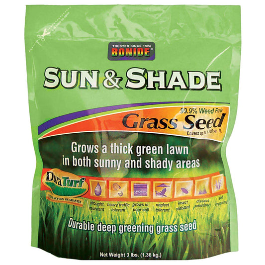  Bonide DuraTurf Mixed Sun Or Shade Grass Seed 3 Lb
