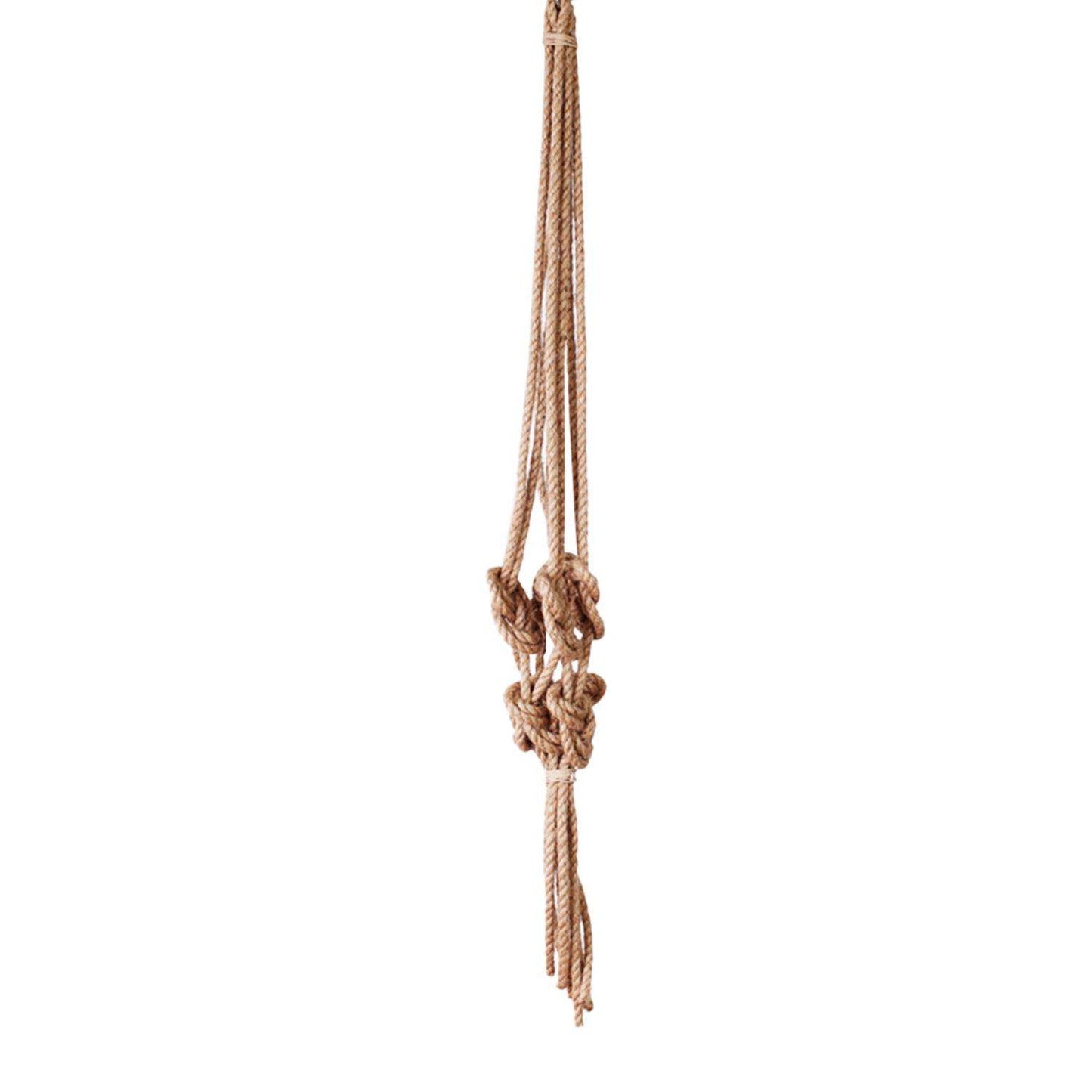 Primitive Planters Natural Jute 30 In. H Knotted Plant Hanger 1 Pk