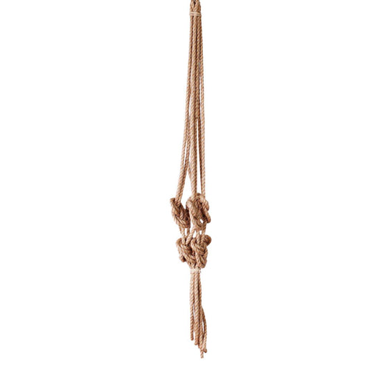  Primitive Planters Natural Jute 30 In. H Knotted Plant Hanger 1 Pk