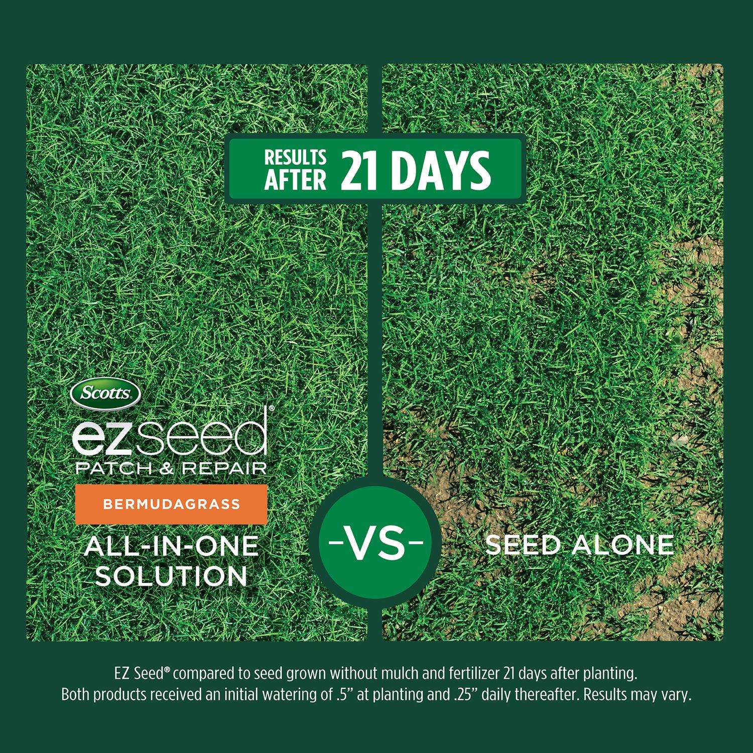  Scotts EZ Seed Bermuda Grass Sun Or Shade Grass Spot Repair Seed 20 Lb