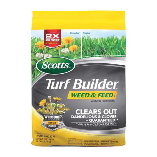  Scotts Turf Builder Weed & Feed Lawn Fertilizer For Multiple Grass Types 5000 Sq Ft