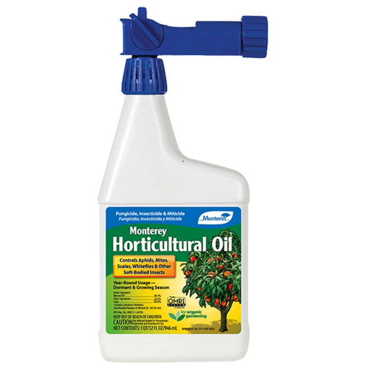  Monterey Organic Horticultural Spray Oil Liquid Concentrate 32 Oz