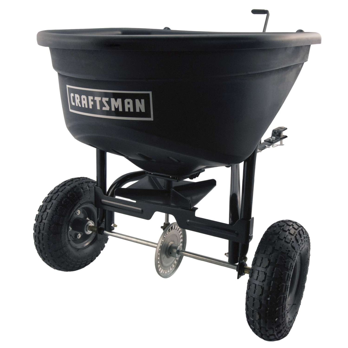  Craftsman 10 Ft. W Tow Broadcast Spreader For Fertilizer 110 Lb
