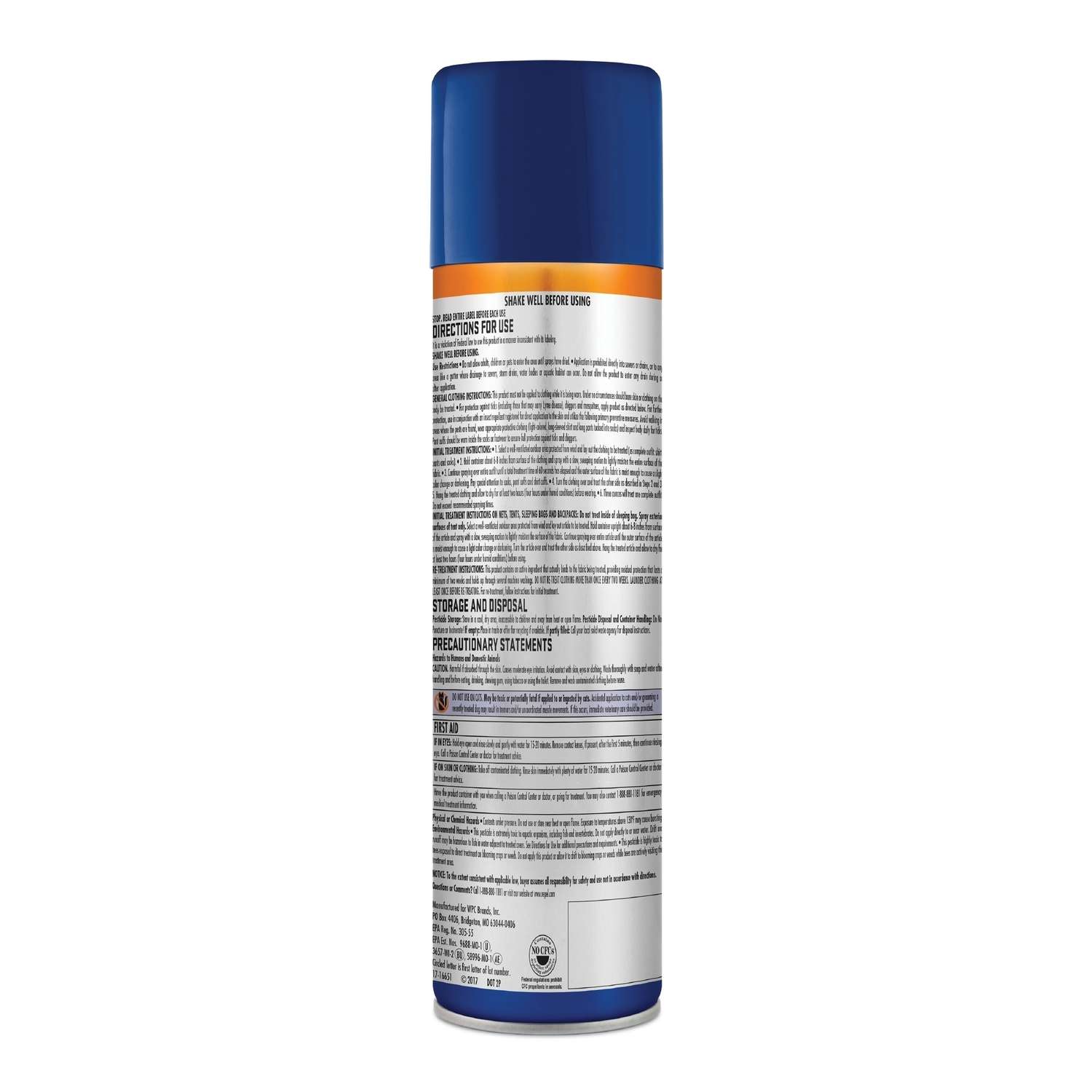  Repel Clothing & Gear Insect Repellent Liquid For Mosquitoes/Ticks 6.5 Oz