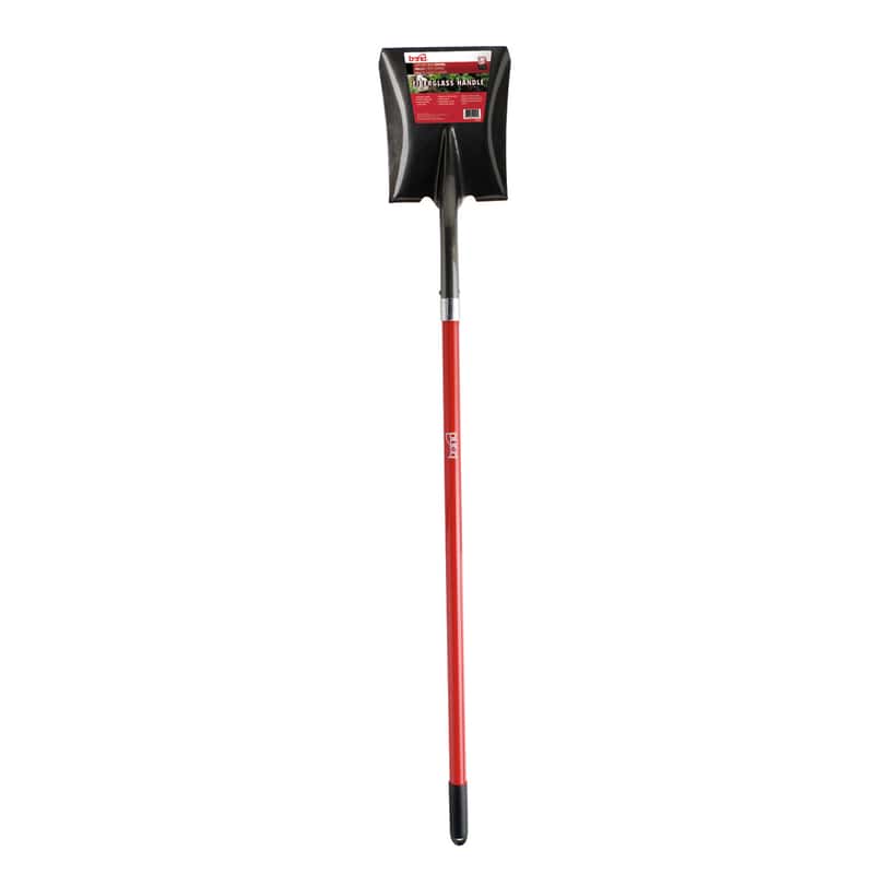  Bond 58 In. Steel Square Shovel Fiberglass Handle