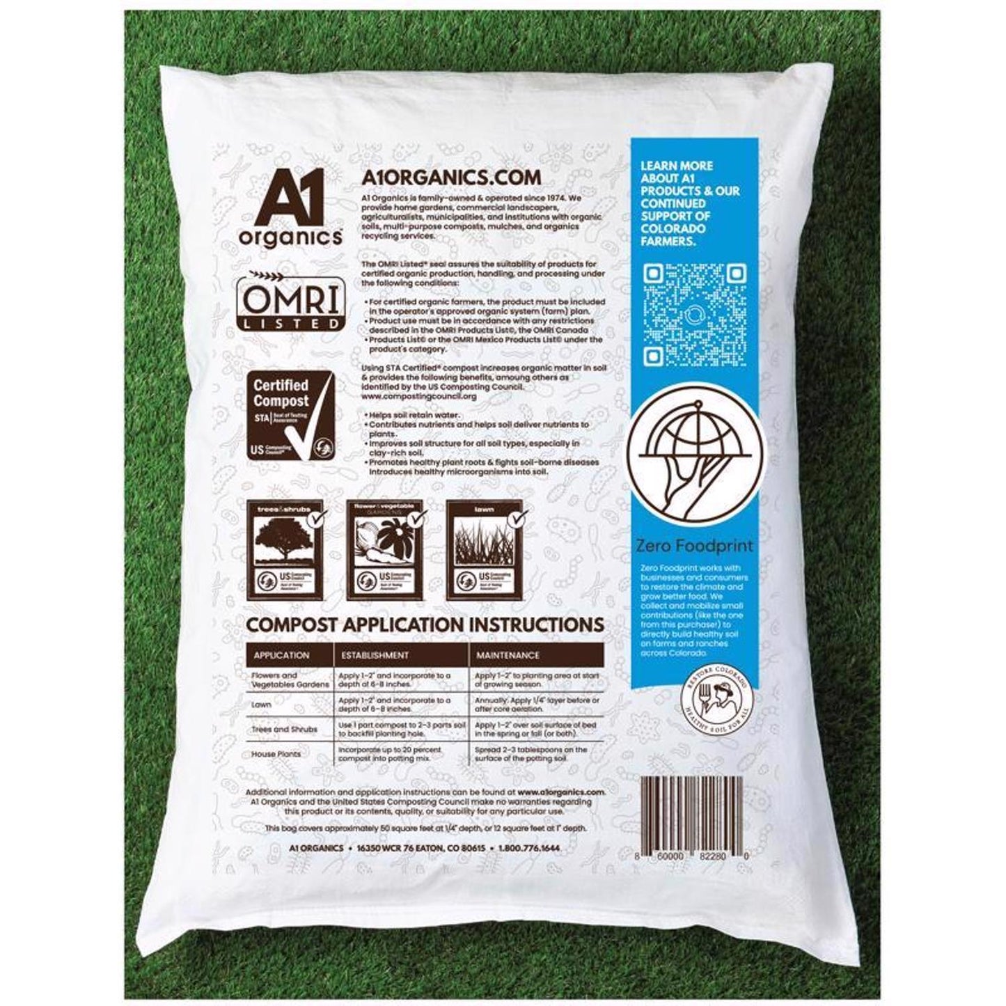  EcoPlus Organic Compost Organic Humus Garden/Lawn/Shrub Compost 1 Ft³