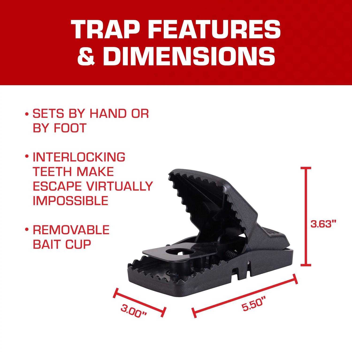  Tomcat Small Snap Trap For Rats 1 Pk