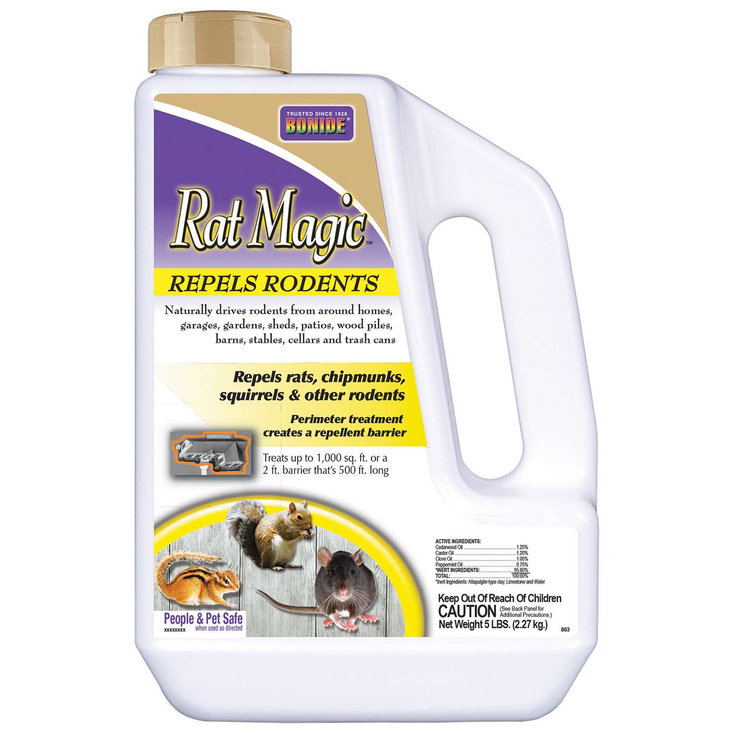  Bonide Rat Magic Animal Repellent Granules For Rodents 5 Lb