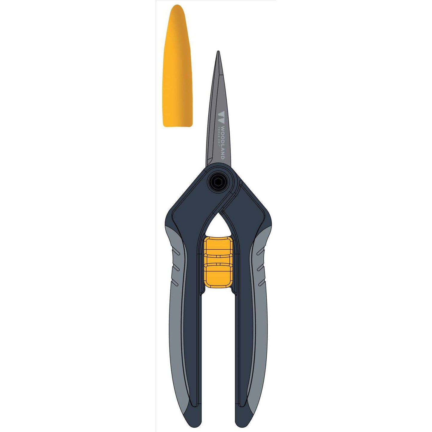  WOODLAND TOOLS Steel Precision Tip Hand Pruner
