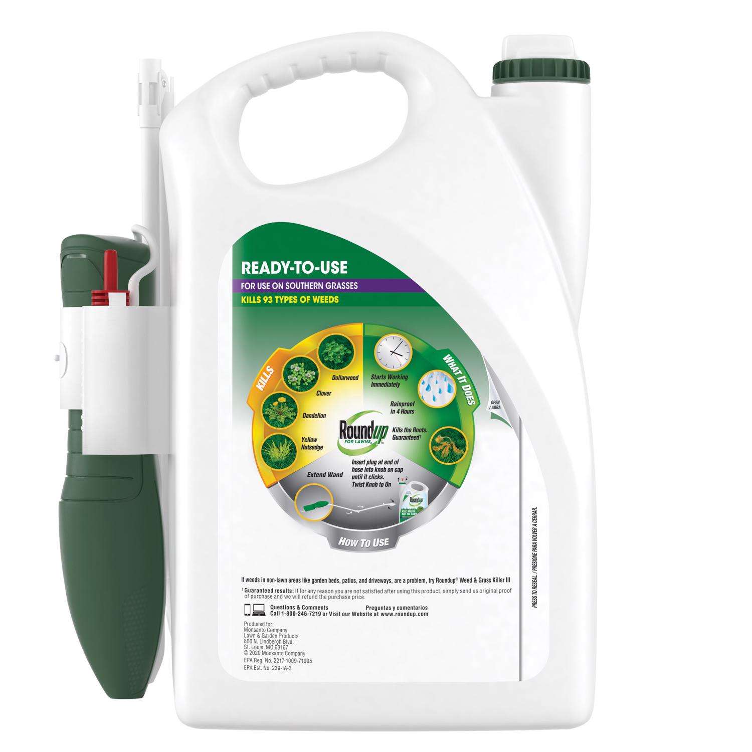  Roundup For Lawns4 Weed Killer RTU Liquid 1 Gal
