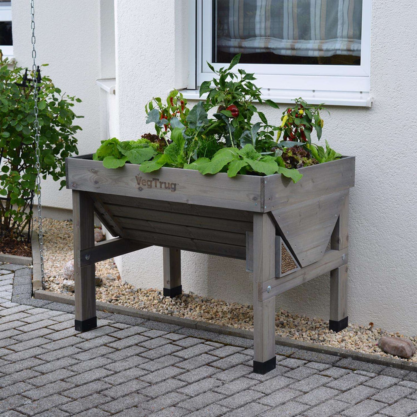  VegTrug VegTrug Classic 31.5 In. H X 40.7 In. W X 30 In. D Wood Planter Gray