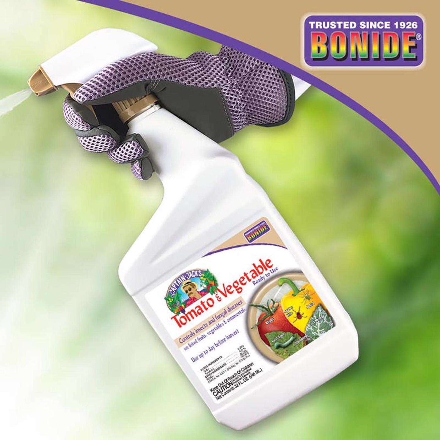  Bonide Tomato & Vegetable 3 In 1 Organic 3 In 1 Garden Insect Spray Liquid 32 Oz